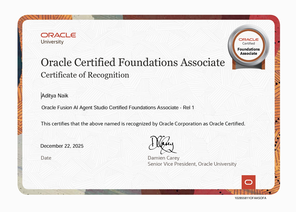 Oracle Guided Learning Project Management Certified Foundations Associate - Rel 1 (Beta)